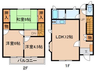 H・Yタウンハウスの物件間取画像